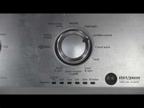 I show you how to put the machine into test mode and run a test cycle . . Maytag front load washer diagnostic mode